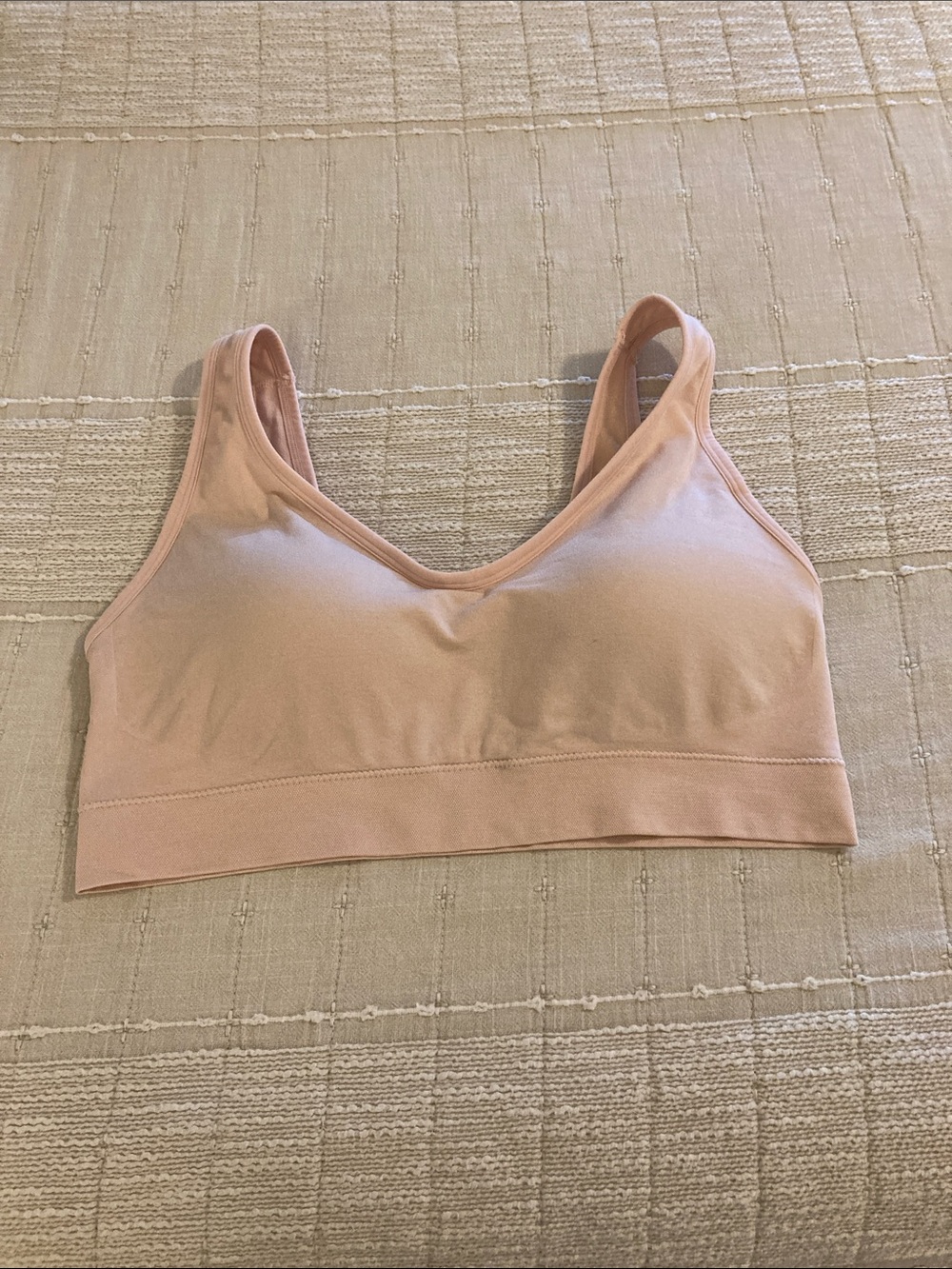 Jockey Seamfree Back Smoothing Bralette, Color Coral Mist szL